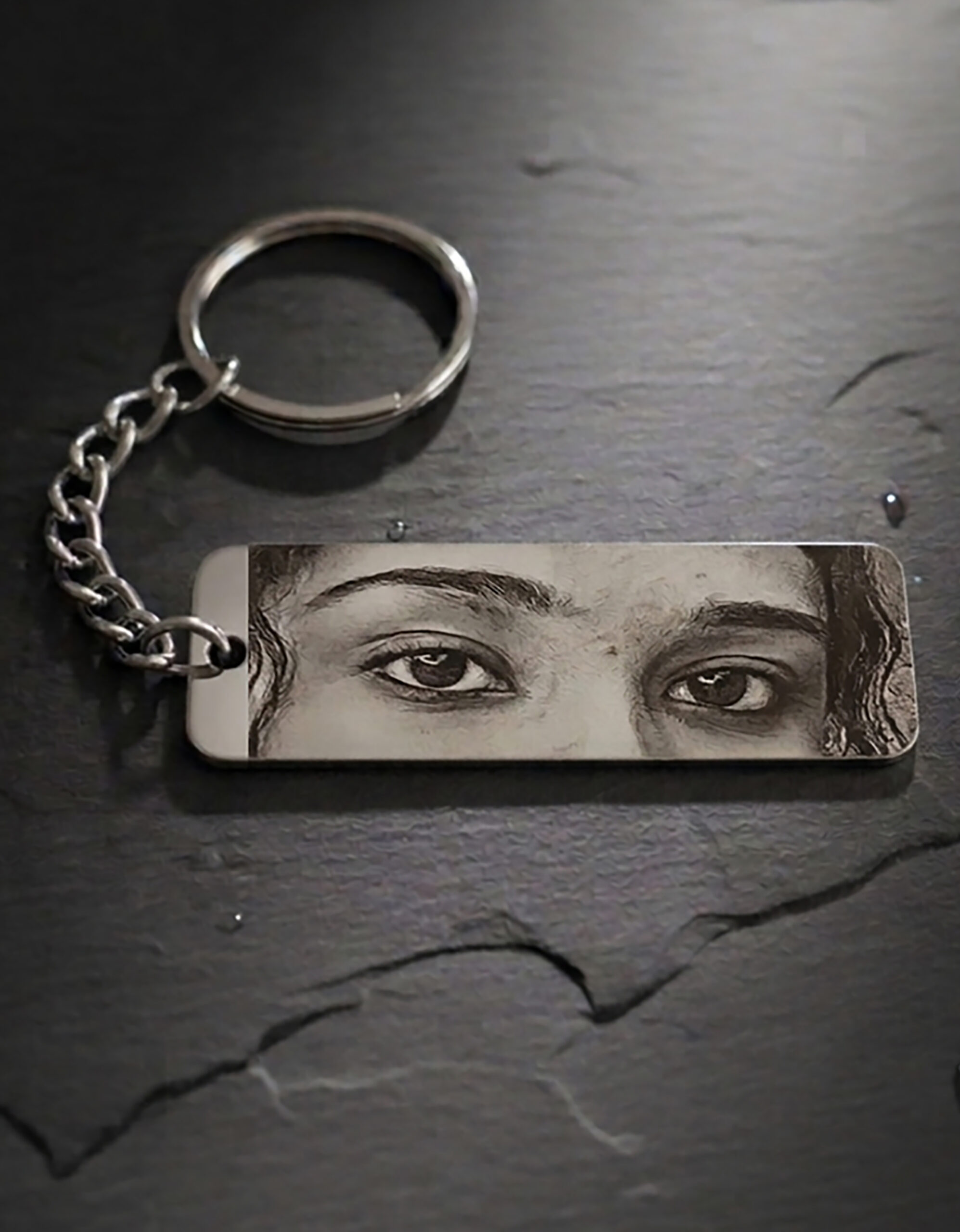 Photo Eye Keychain – Silver